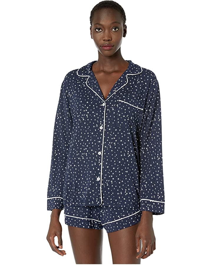 Eberjey + The Long Sleeve Short Boxed Pajama Set