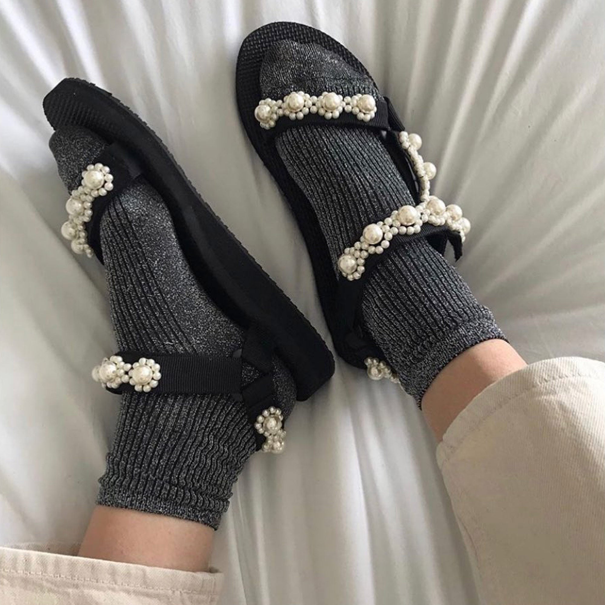 embellished birkenstock sandals
