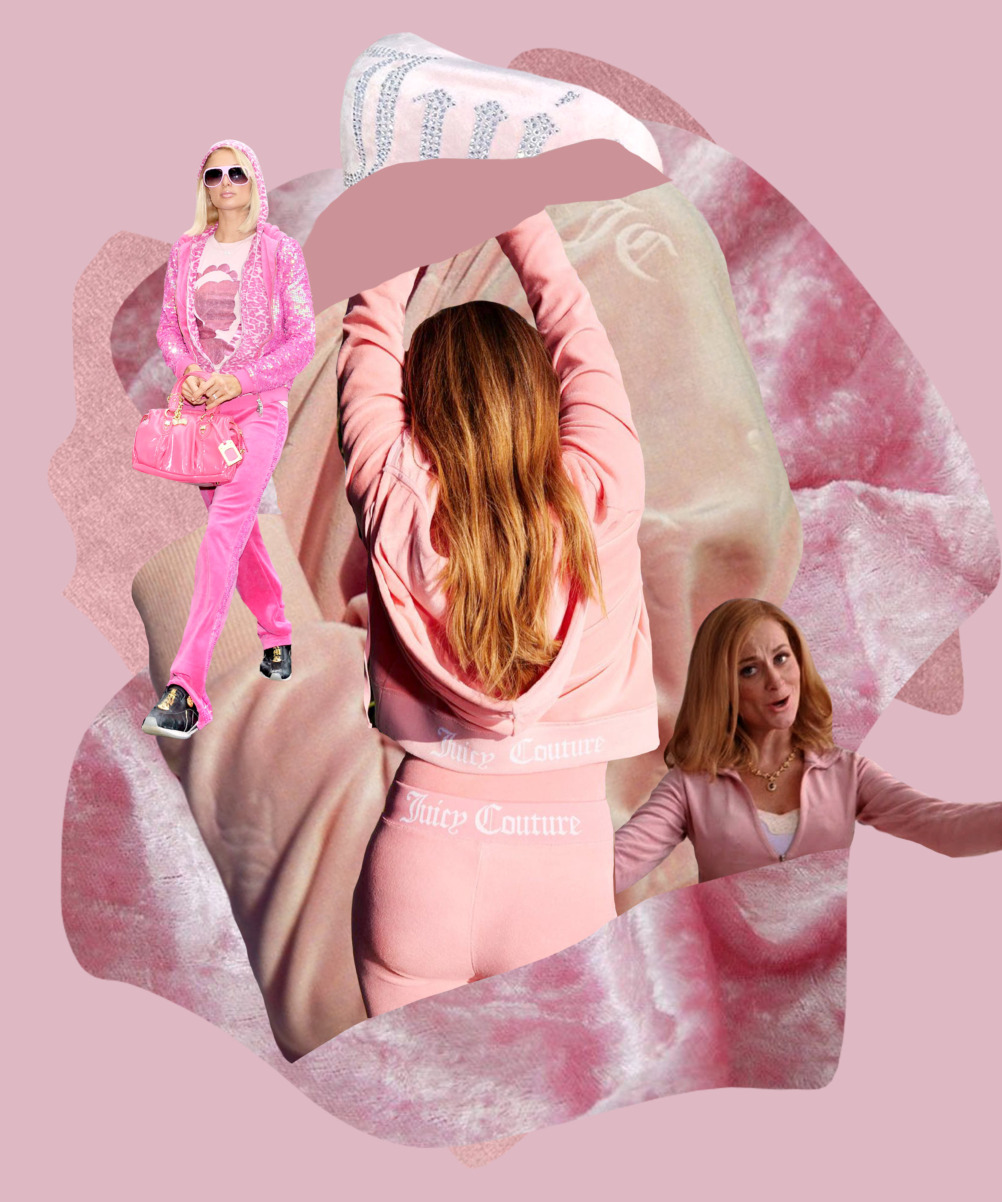 pink juicy couture tracksuit