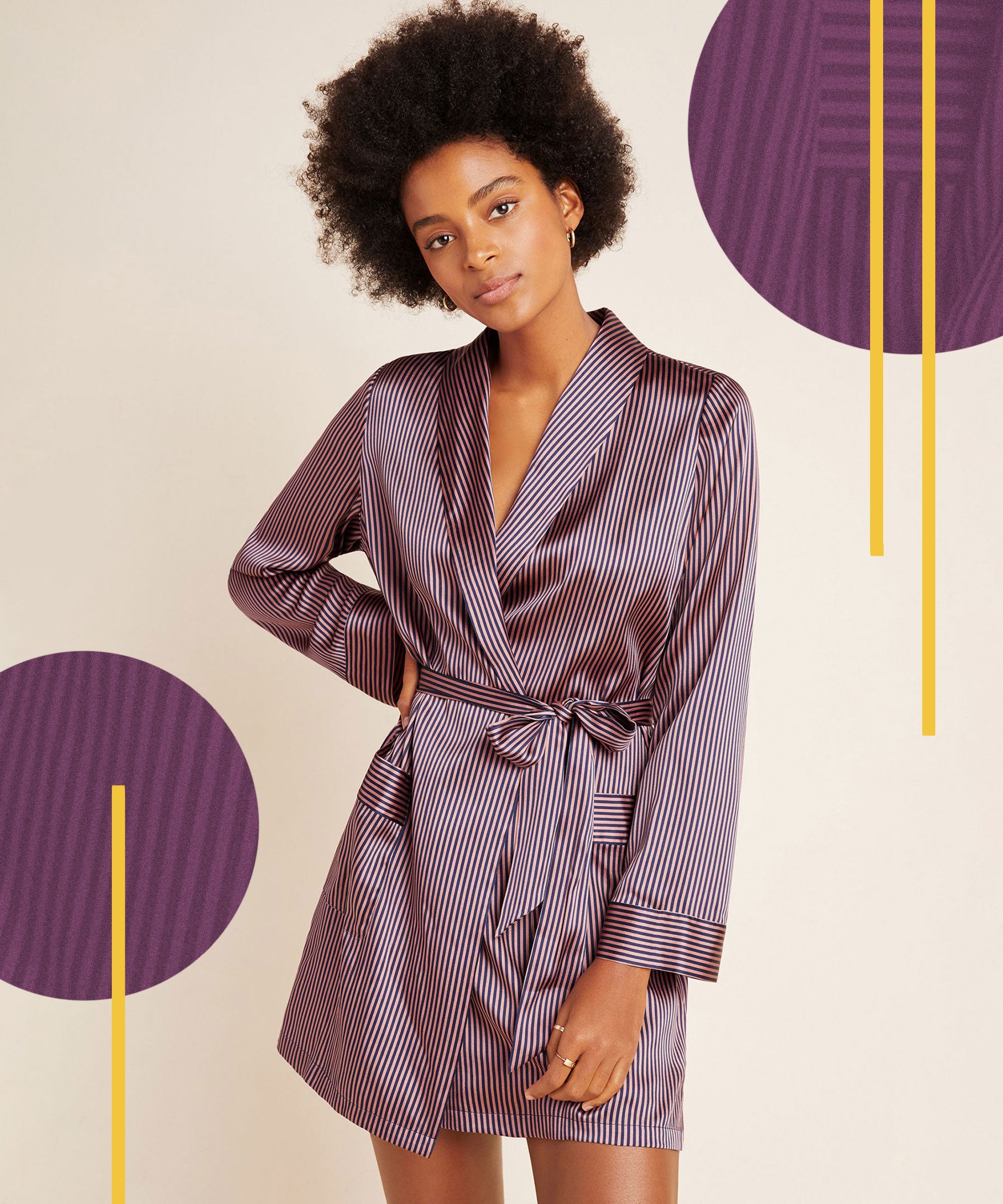satin dressing gown sale