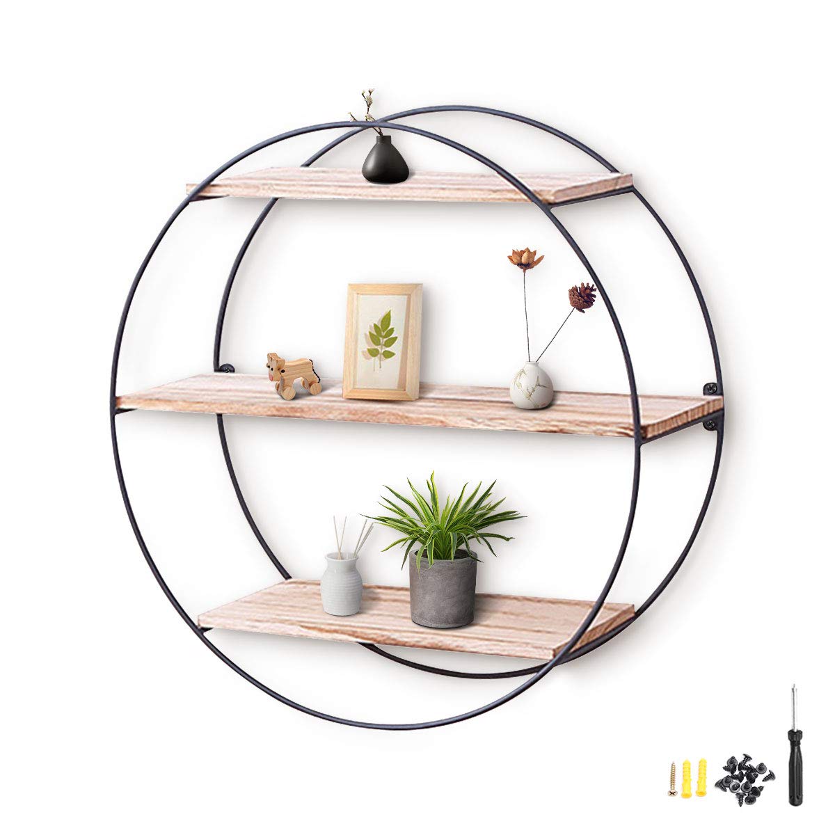 What To Put On A Circle Shelf at Miguel Gama blog