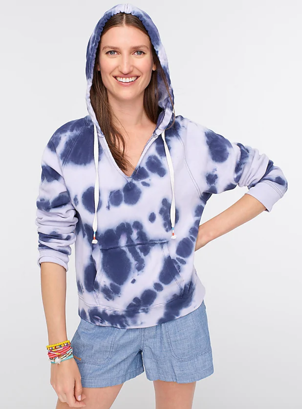 j crew tie dye hoodie