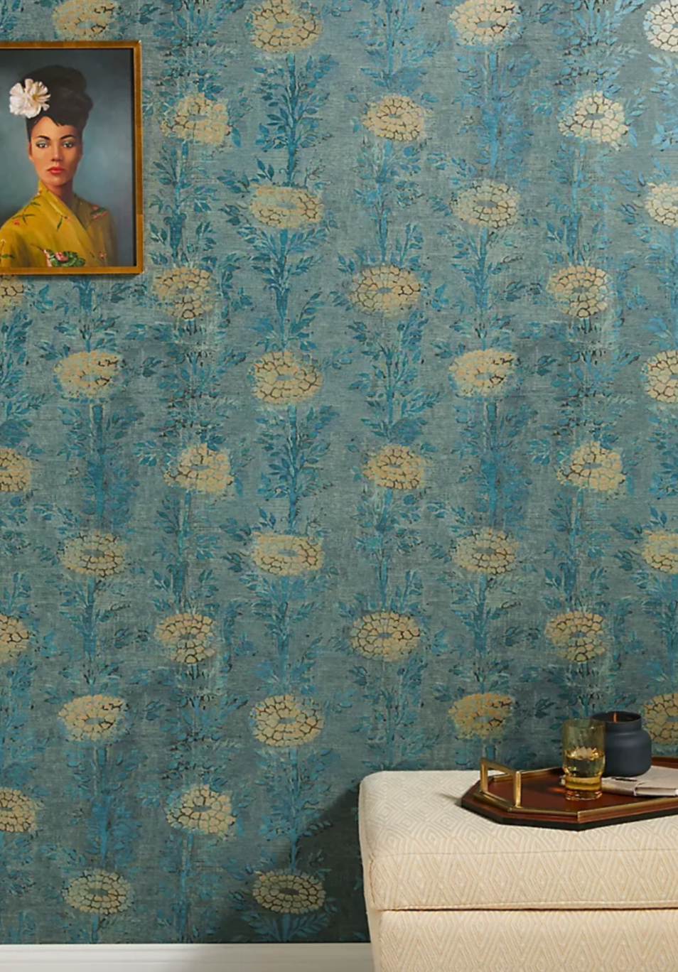 Anthropologie + French Marigold Textured Wallpaper