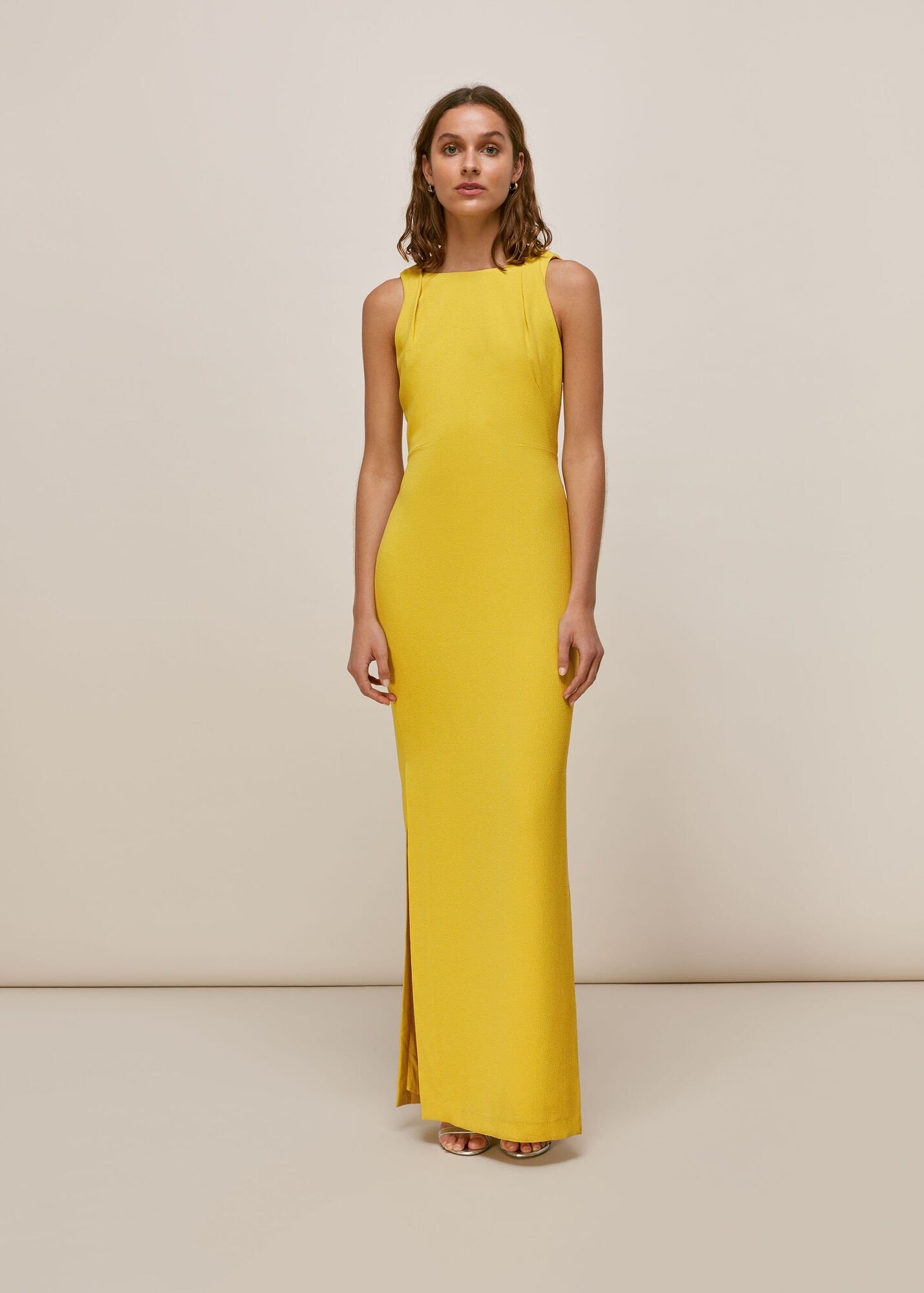 whistles yellow maxi dress