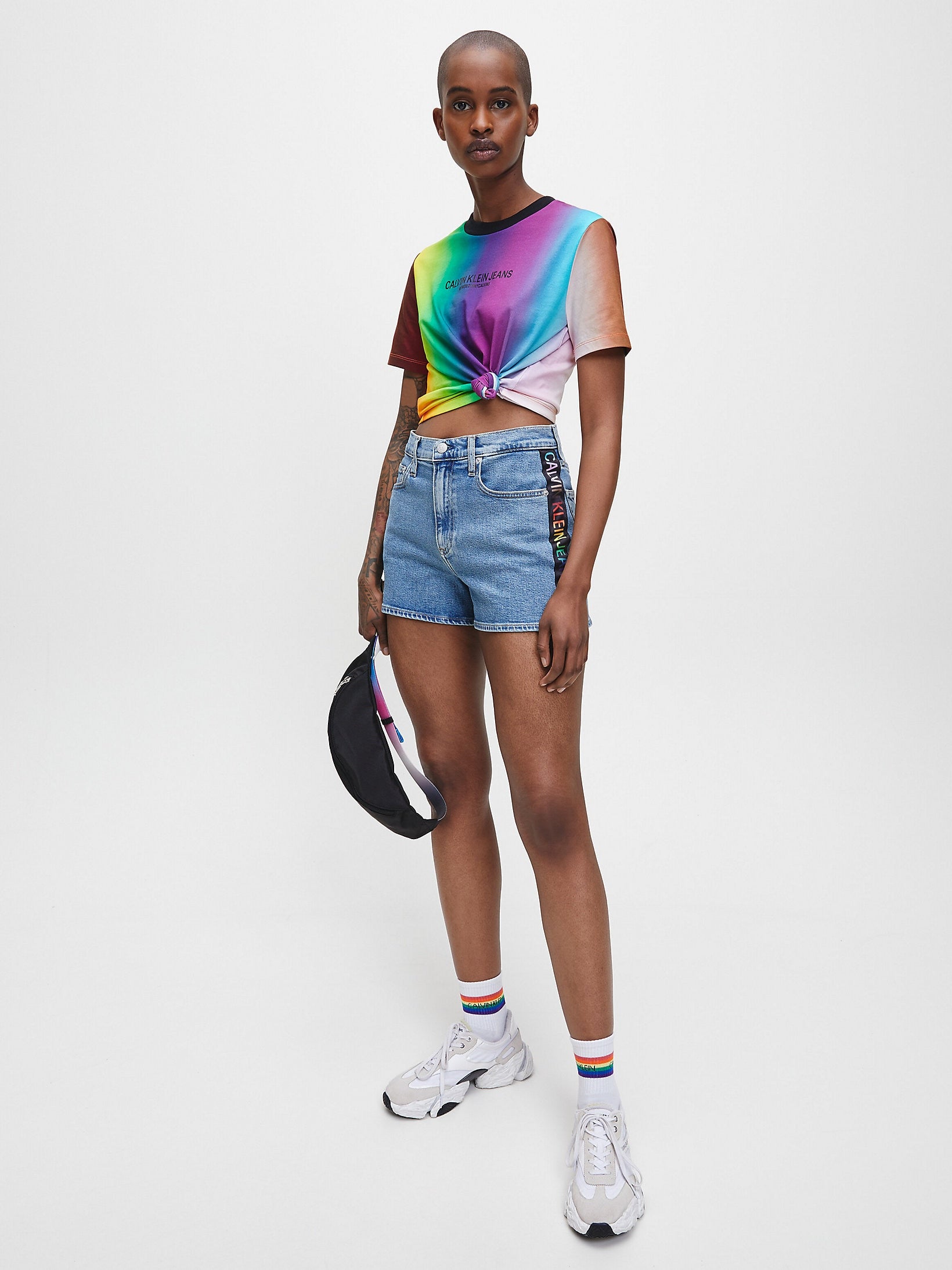 Calvin klein hotsell rainbow shirt