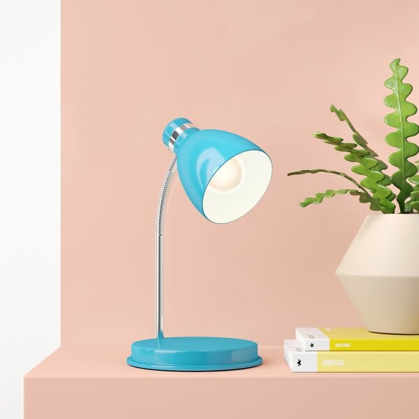 turquoise desk lamp