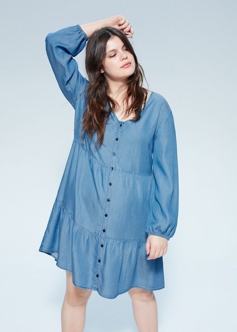 lyocell denim dress