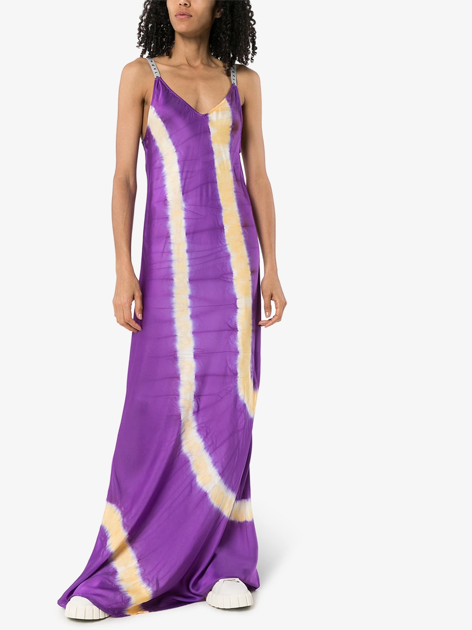 American twist tie dye maxi outlet dress