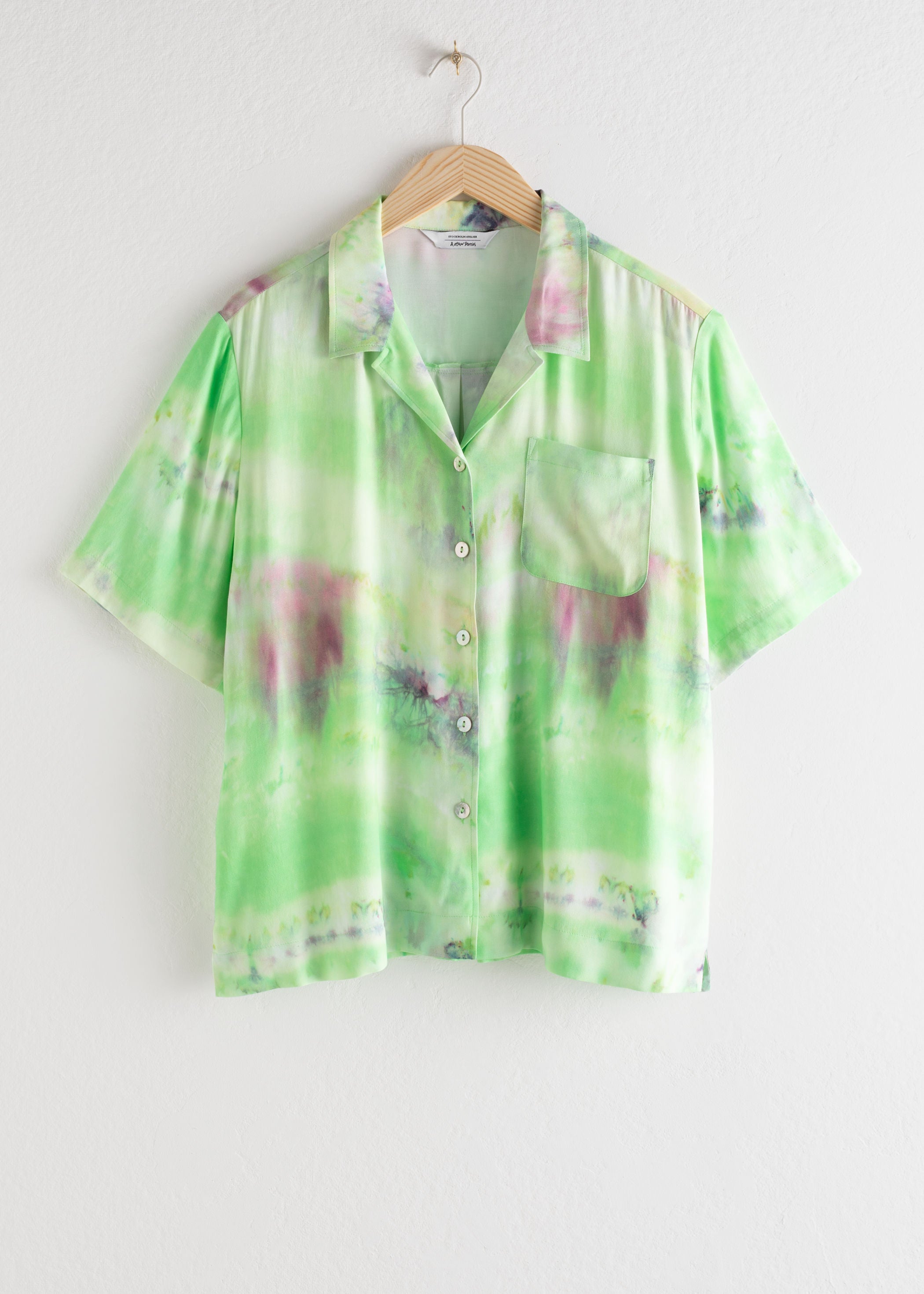 tie dye button up