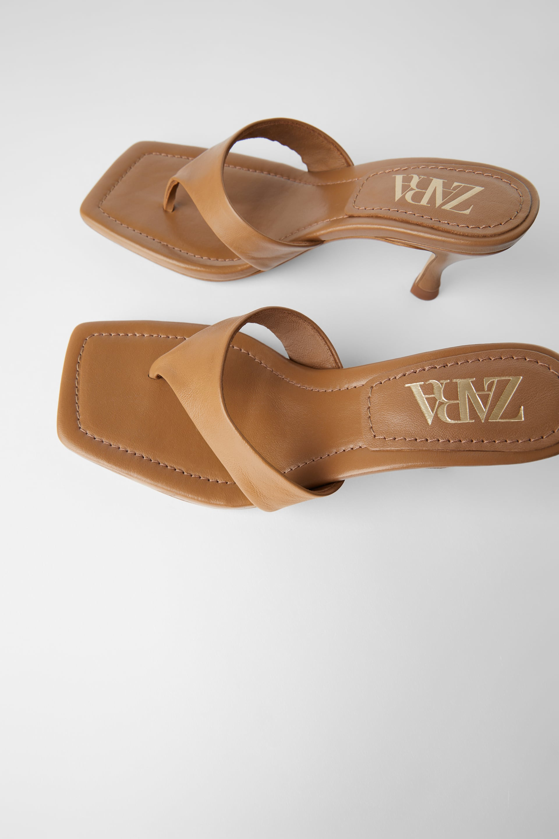 zara square heels