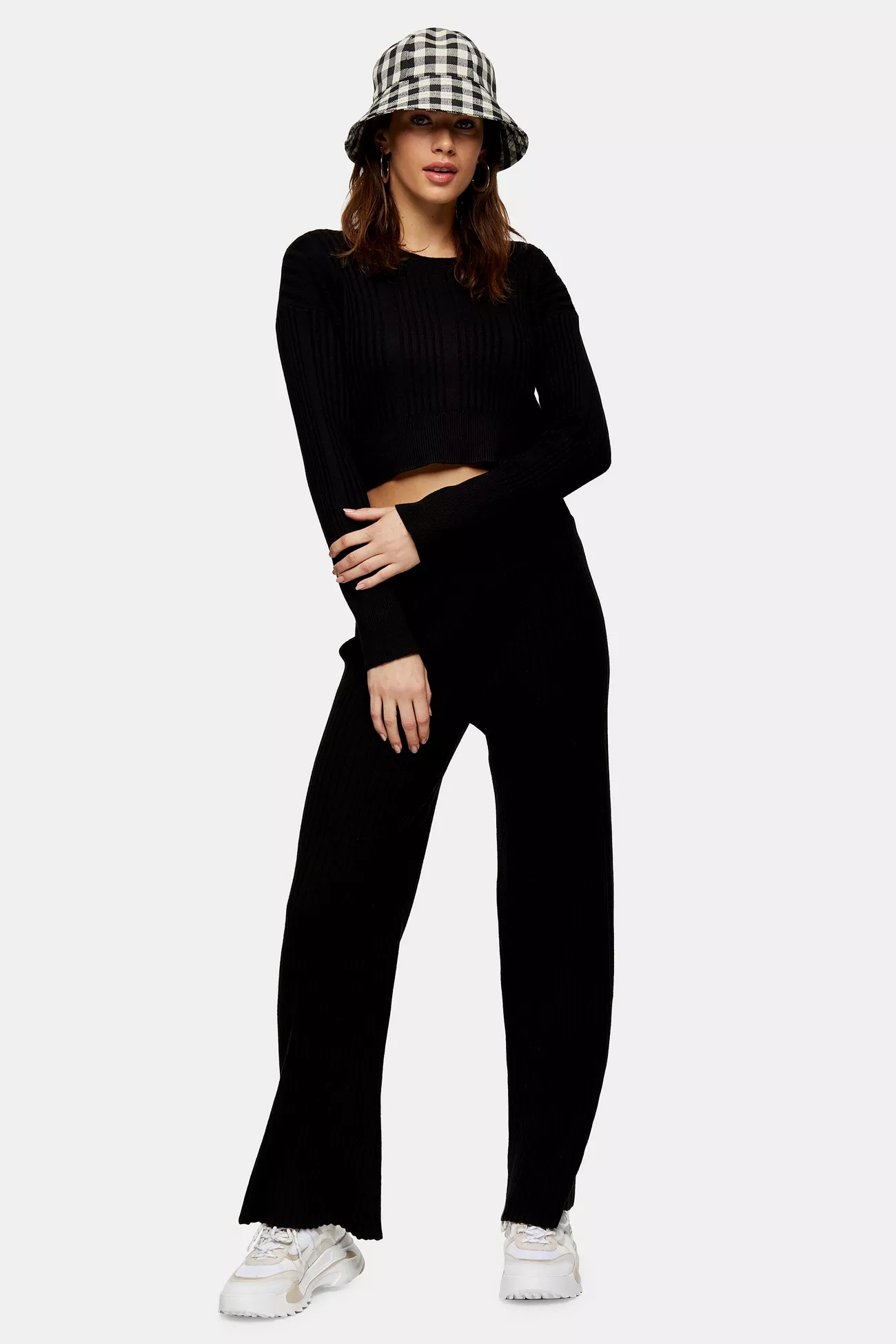 topshop ribbed joggers