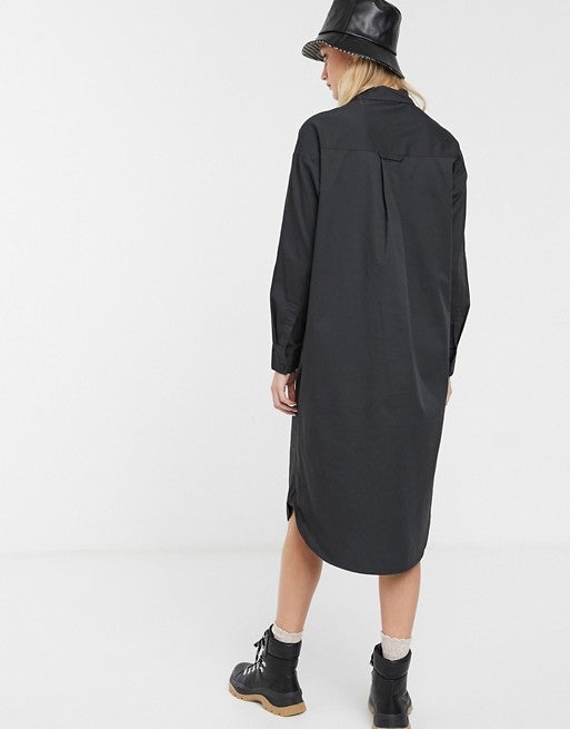 Oversized shirt store dress monki