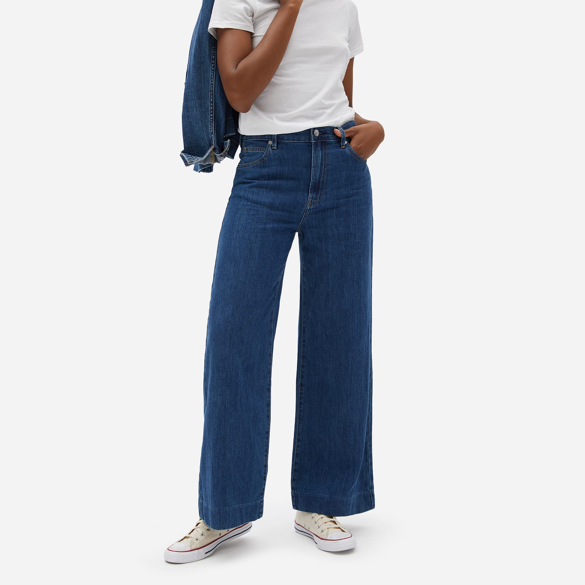 wide leg soft jeans