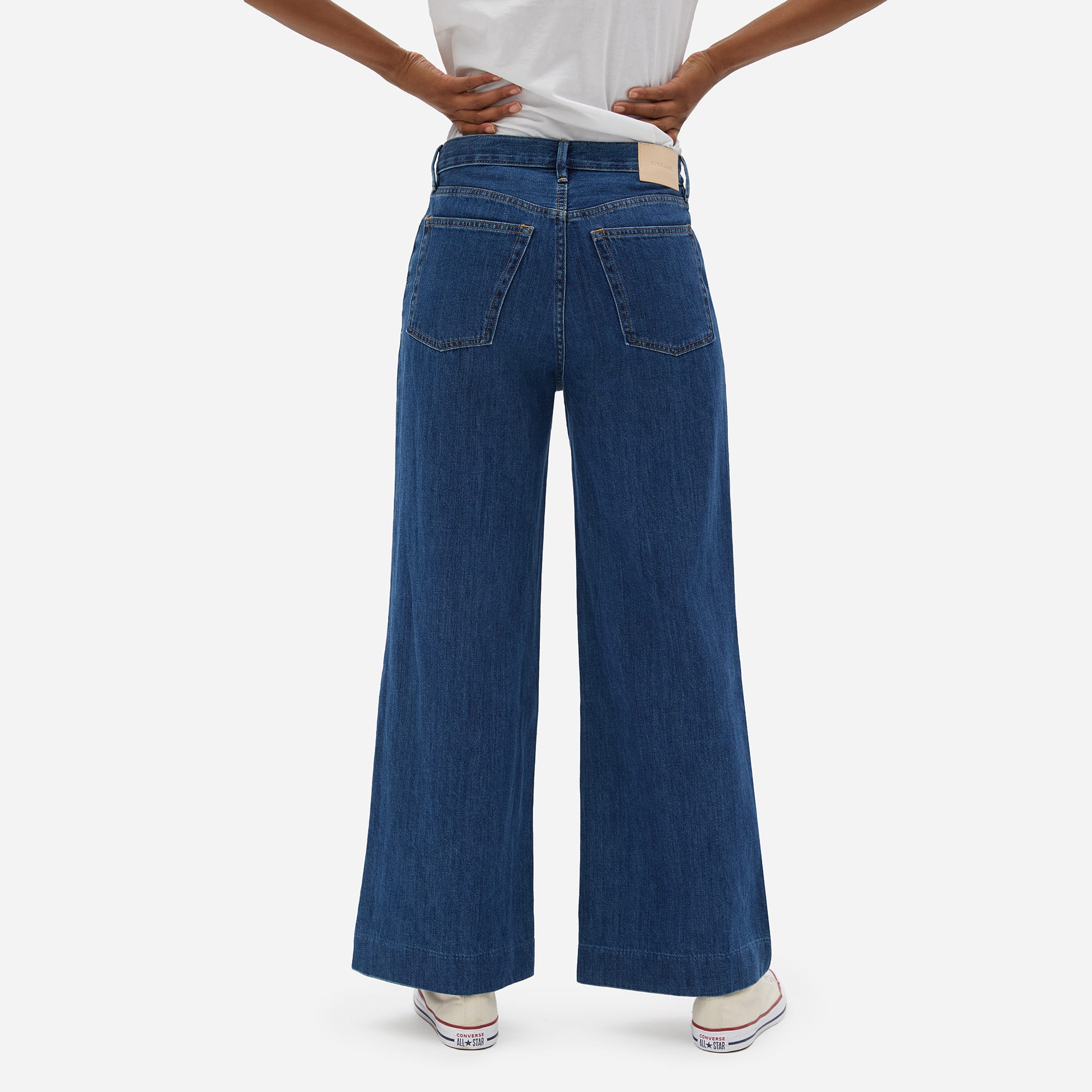 everlane the super soft wide leg jeans