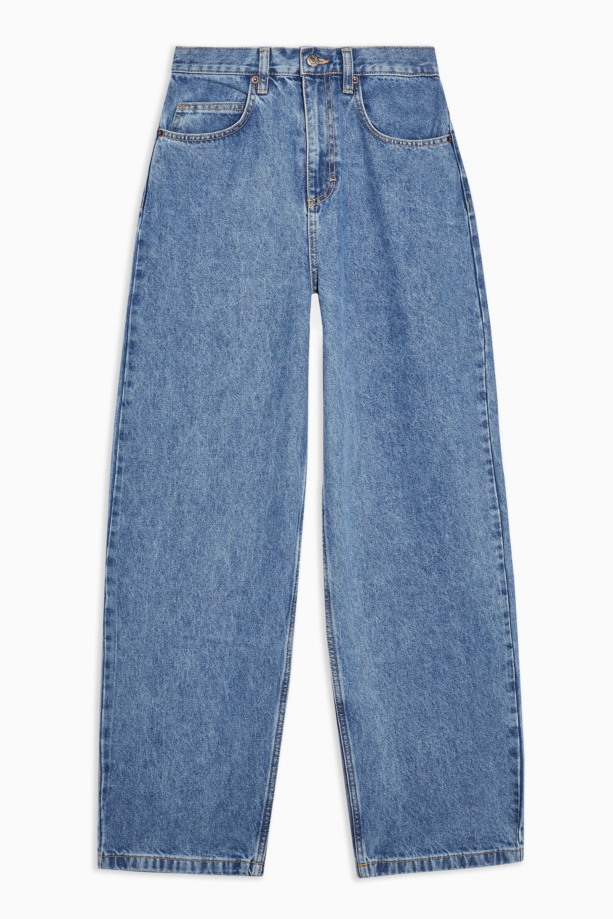 としてご トップショップ Topshop Baggy jean in bright indigo