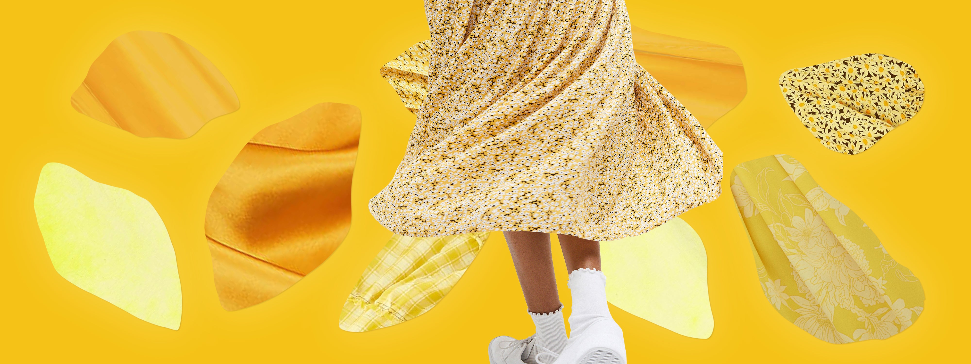 The Sunniest Yellow Dresses For Women 