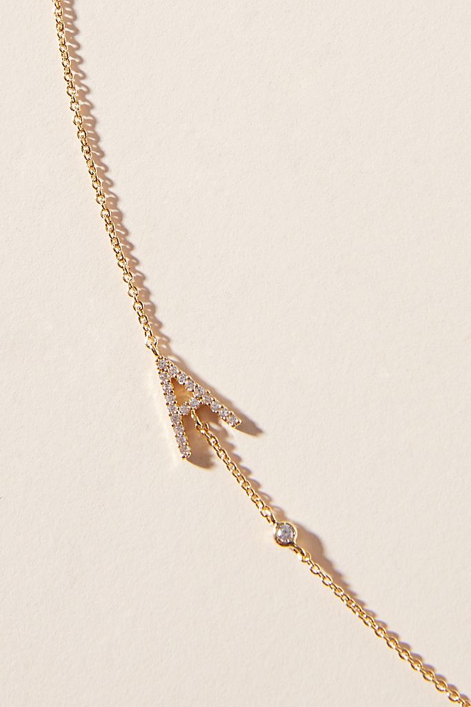 Gold arrow necklace on sale anthropologie