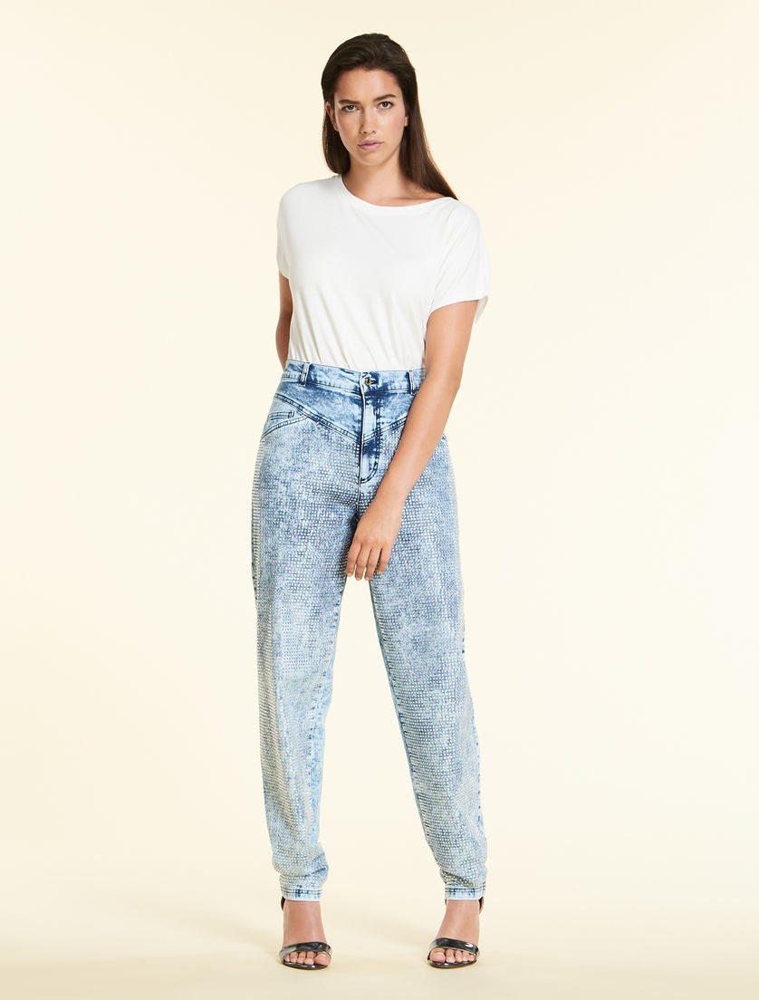 Marina Rinaldi + Jeans in Blue Denim