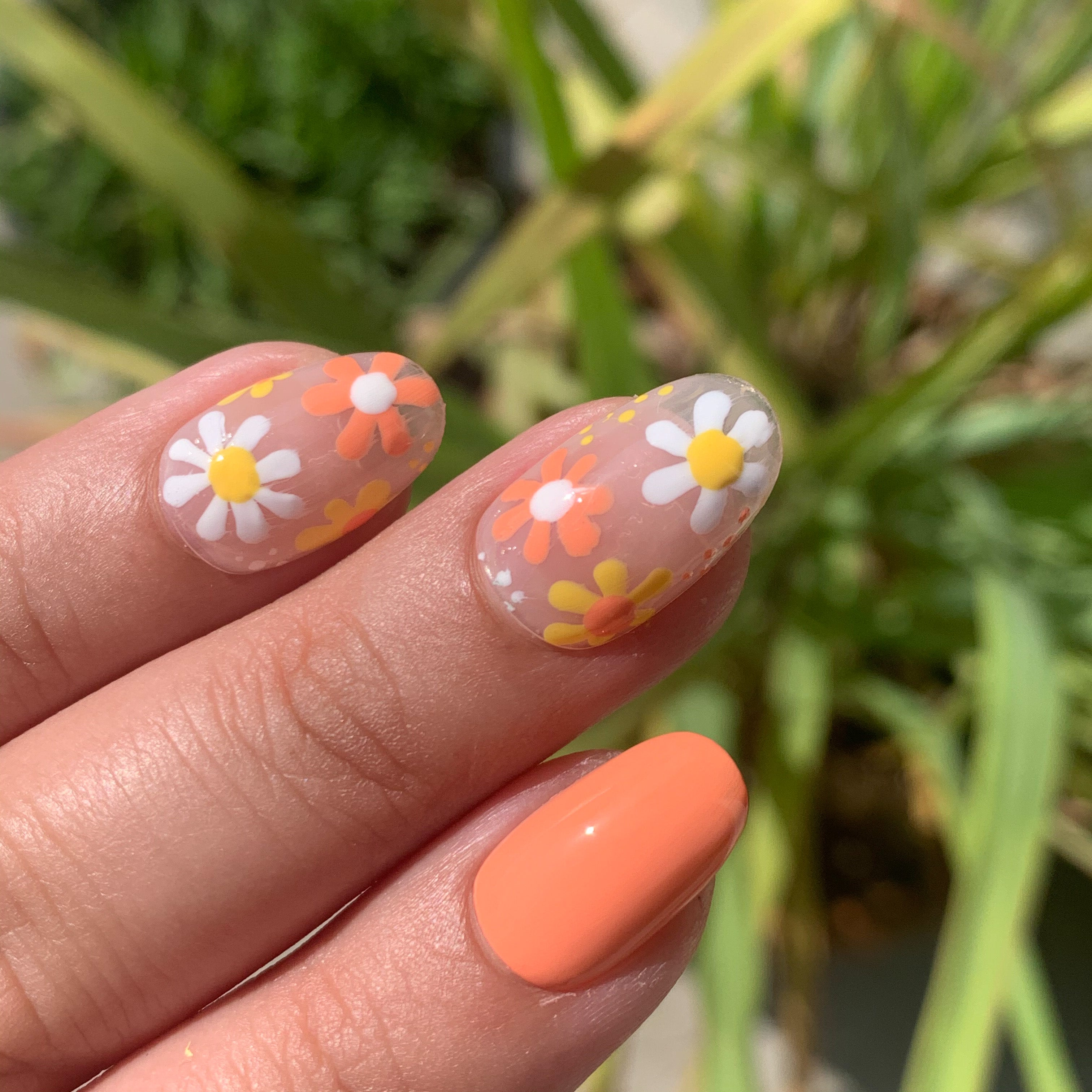 nail art step by step flowers