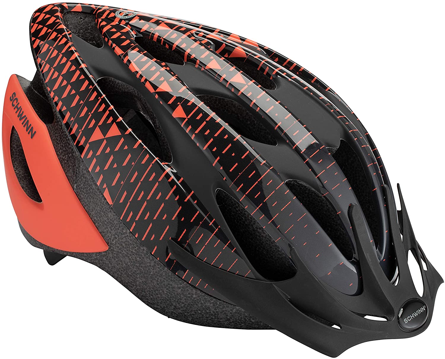mongoose session adult bicycling helmet