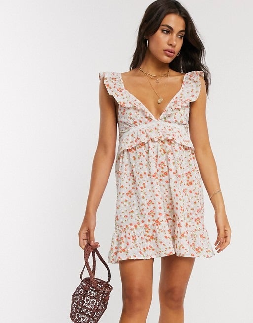 ASOS DESIGN + Tiered Mini Sundress