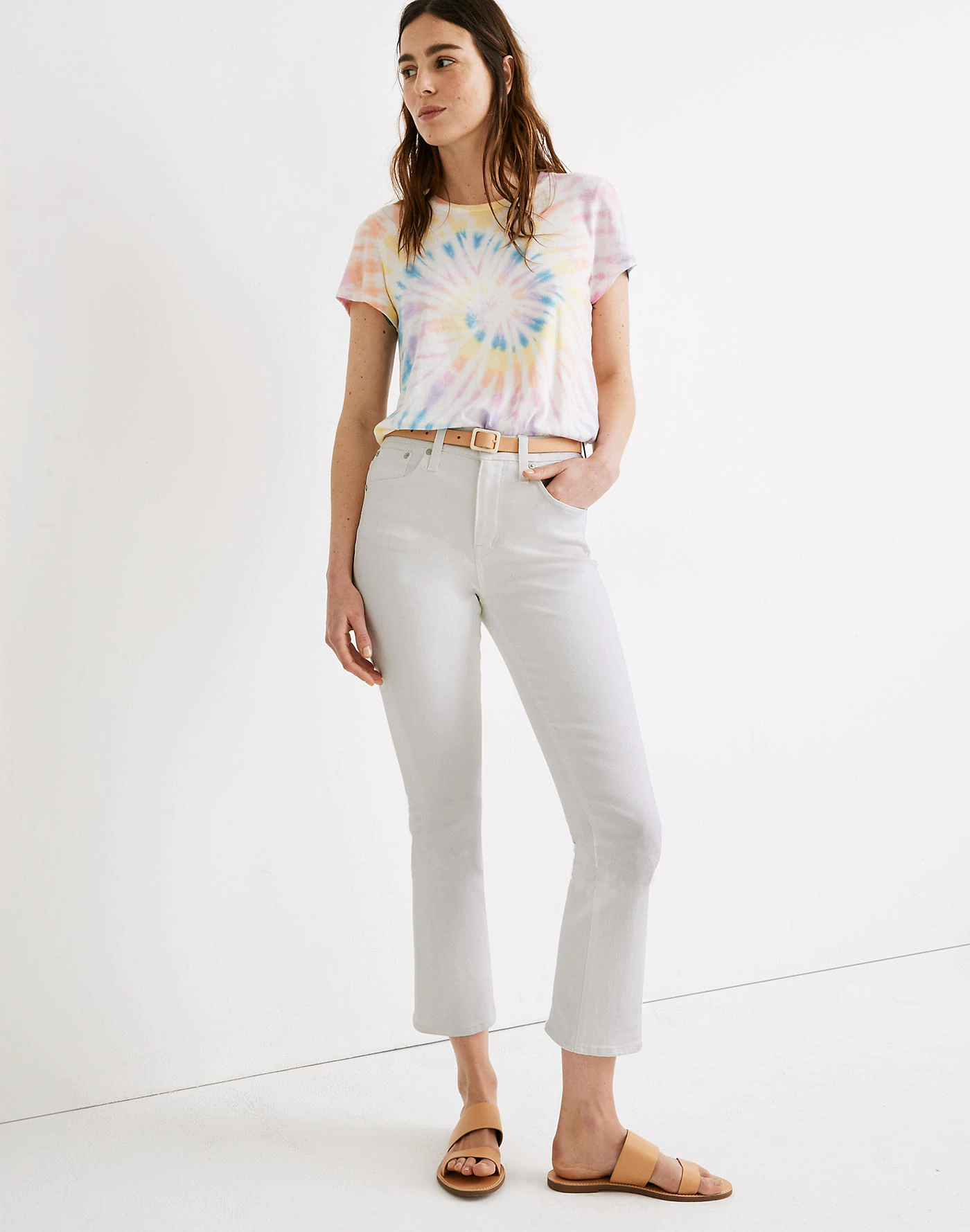 madewell retro crop bootcut jeans