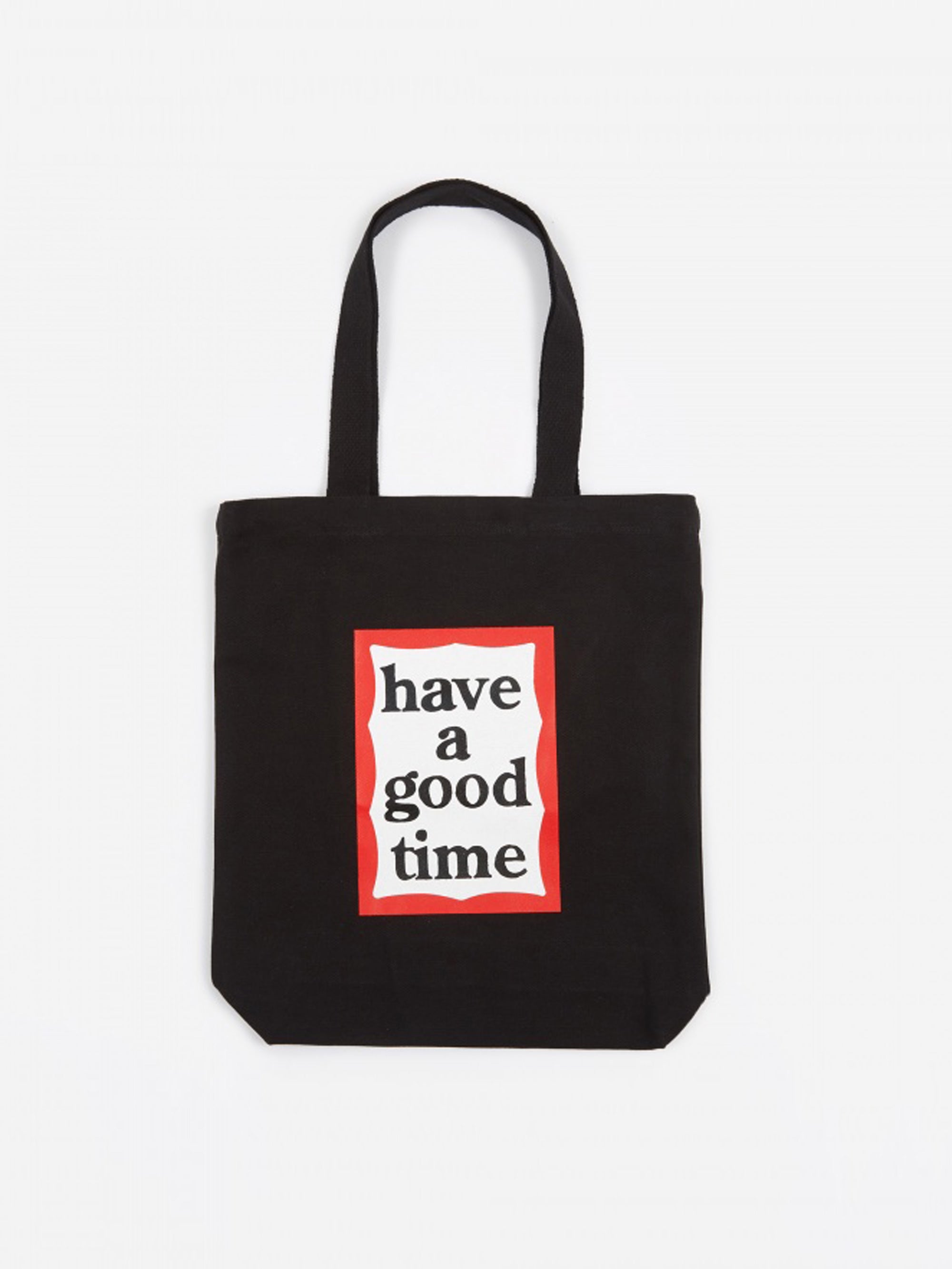 Goodhood + Have A Good Time Frame Tote Bag Black