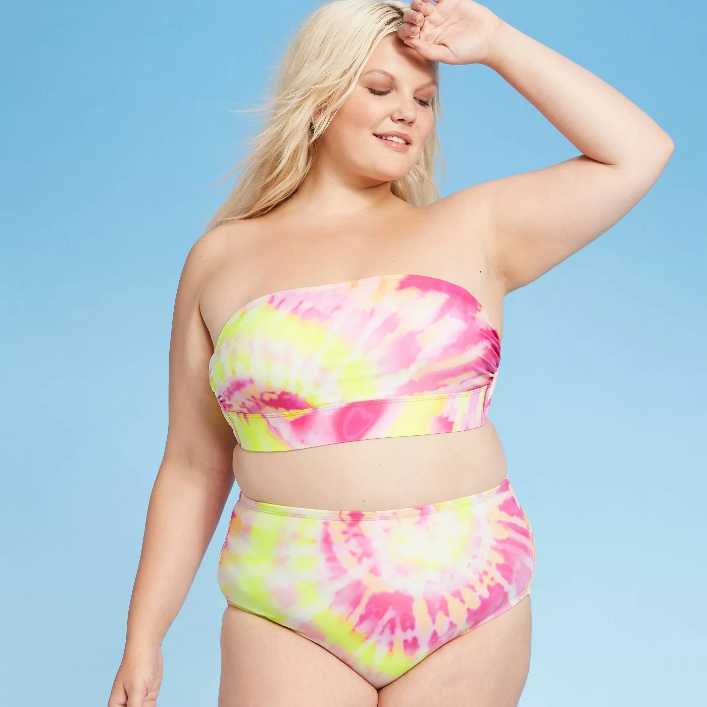 plus size bandeau bikini top