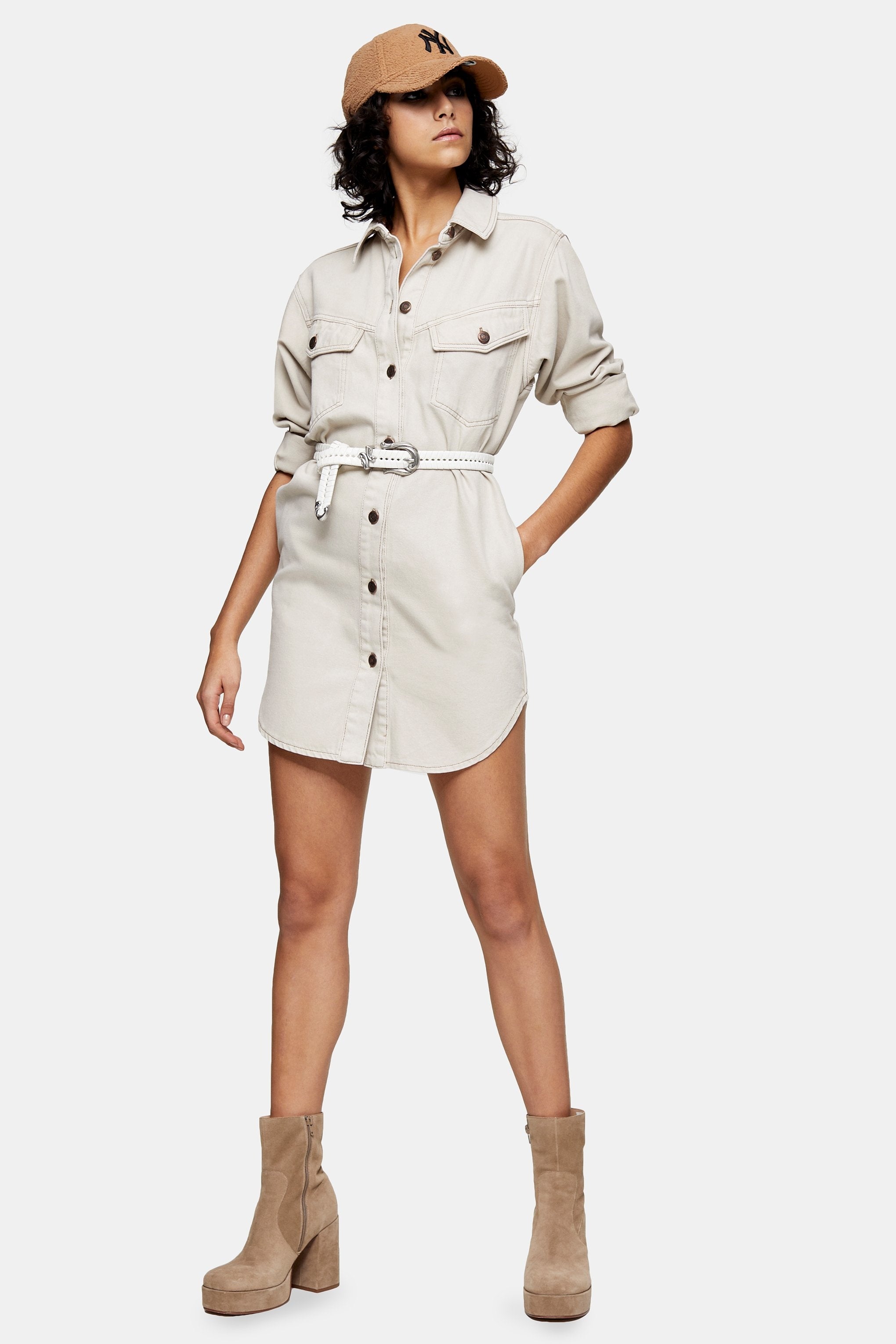 topshop-grey-denim-sculpted-shirt-dress