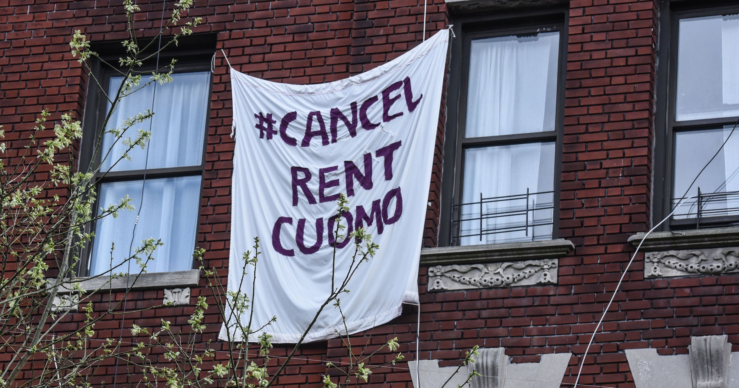 New Yorkers Protest Rent In Front Of Andrew Cuomo House