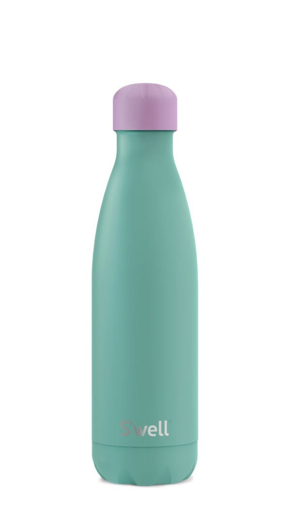 S'well Stainless Steel Water Bottle - 17 Fl Oz - Ocean Blue -  Triple-Layered Vacuum-Insulated Containers Keeps Drinks Cold for 36 Hours  and Hot for 18