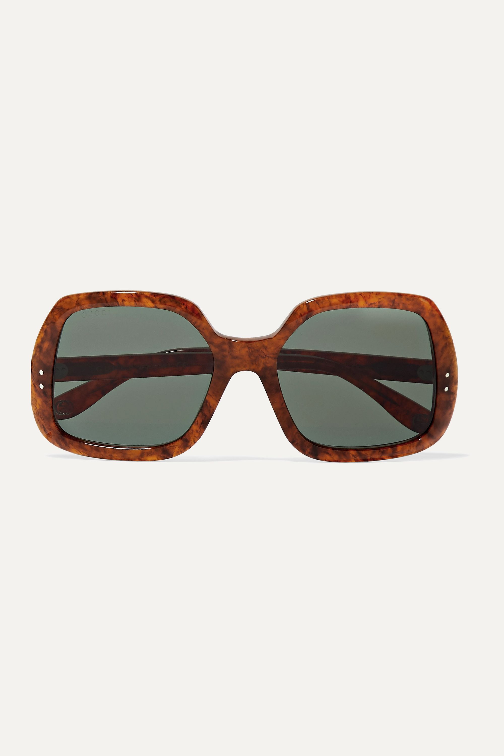 Gucci tortoiseshell oversized store sunglasses