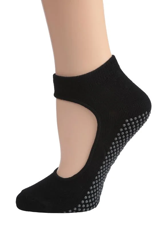 Women Non Slip socks - Black