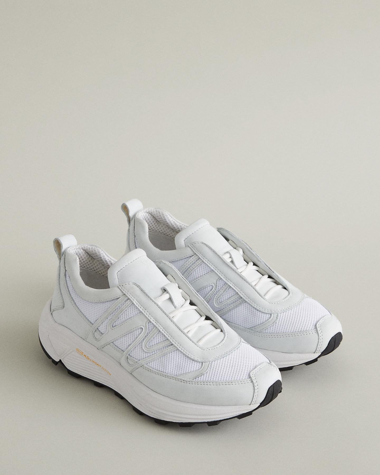 cute white running shoes