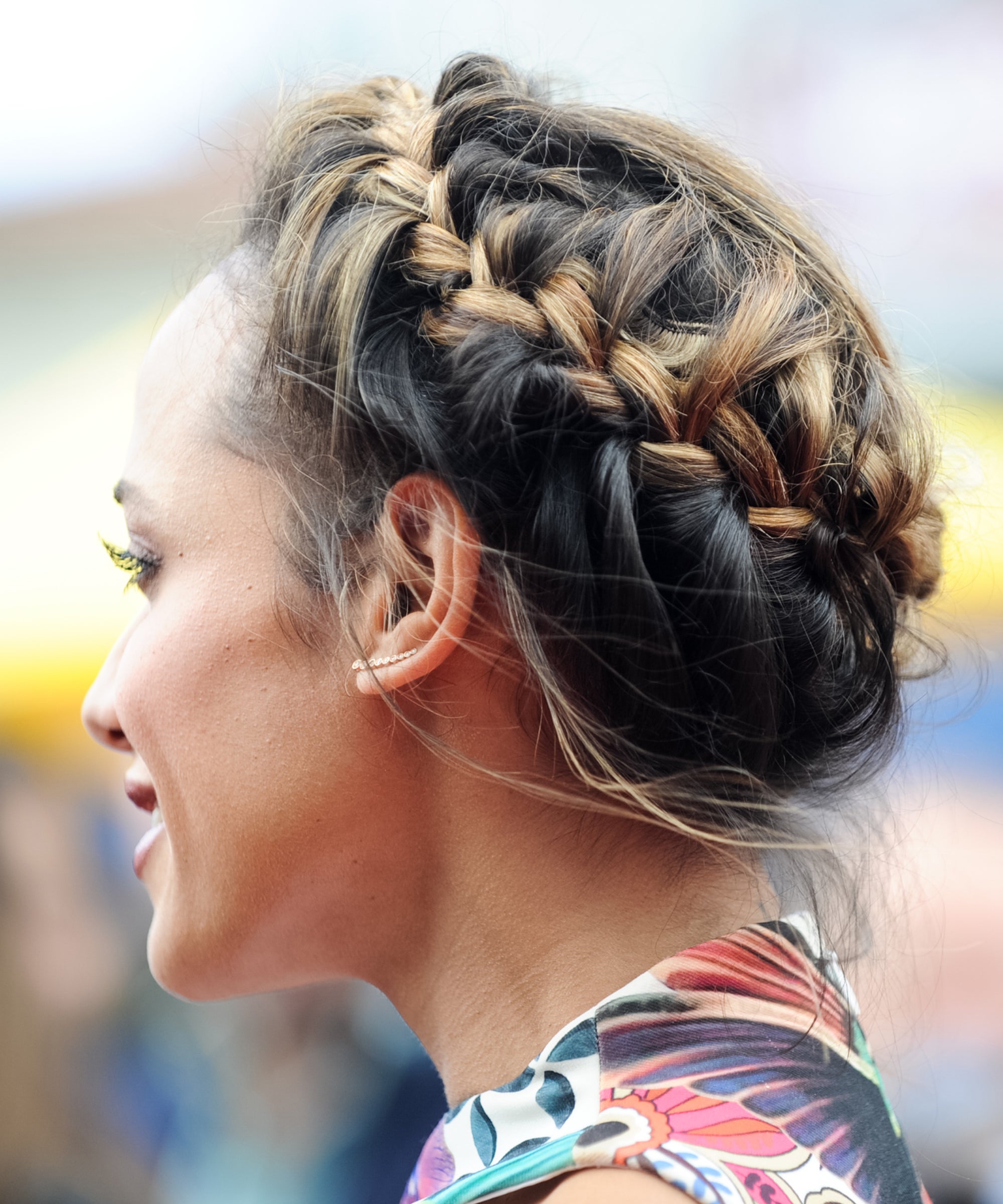 A Mohawk Hair Style with a French Braid and Cornrows
