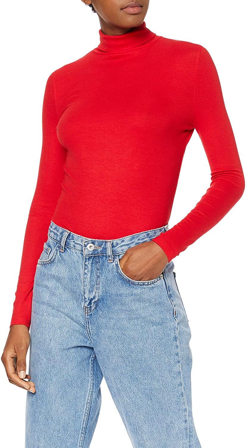 long sleeve high neck tops