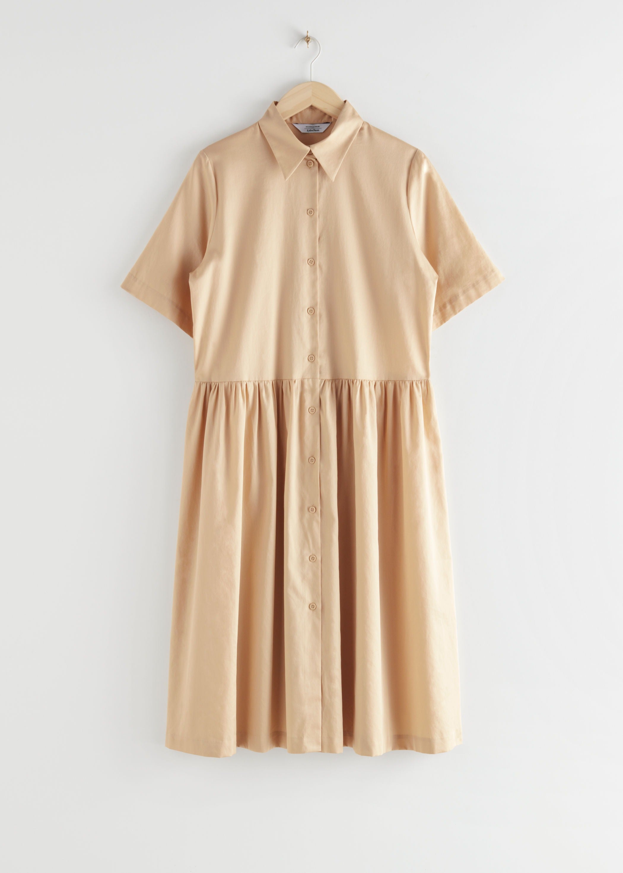 & Other Stories + Voluminous Midi Shirt Dress