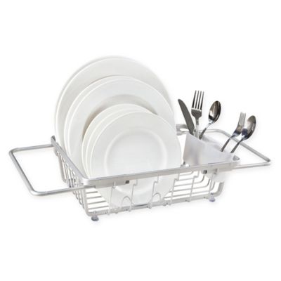 .ORG + Aluminum Expandable Over-the-Sink Dish Rack