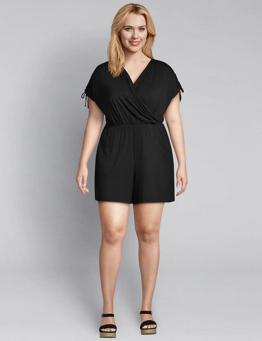 Lane Bryant + Crossover Romper