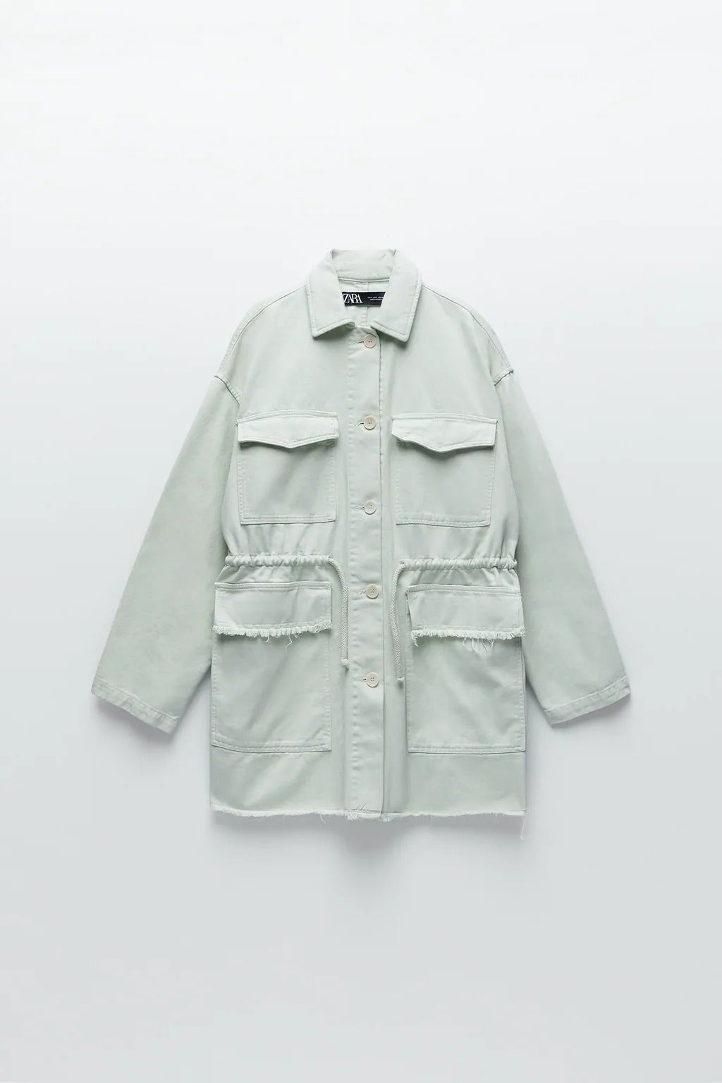 overshirt with pockets zara