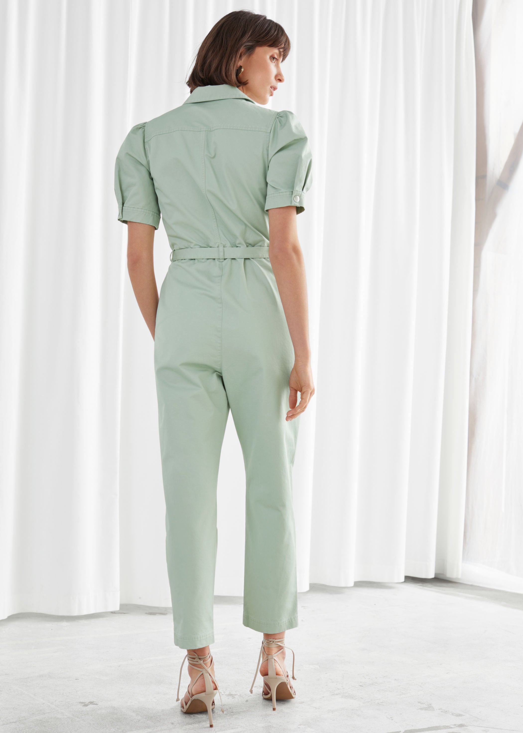 Cotton twill jumpsuit online