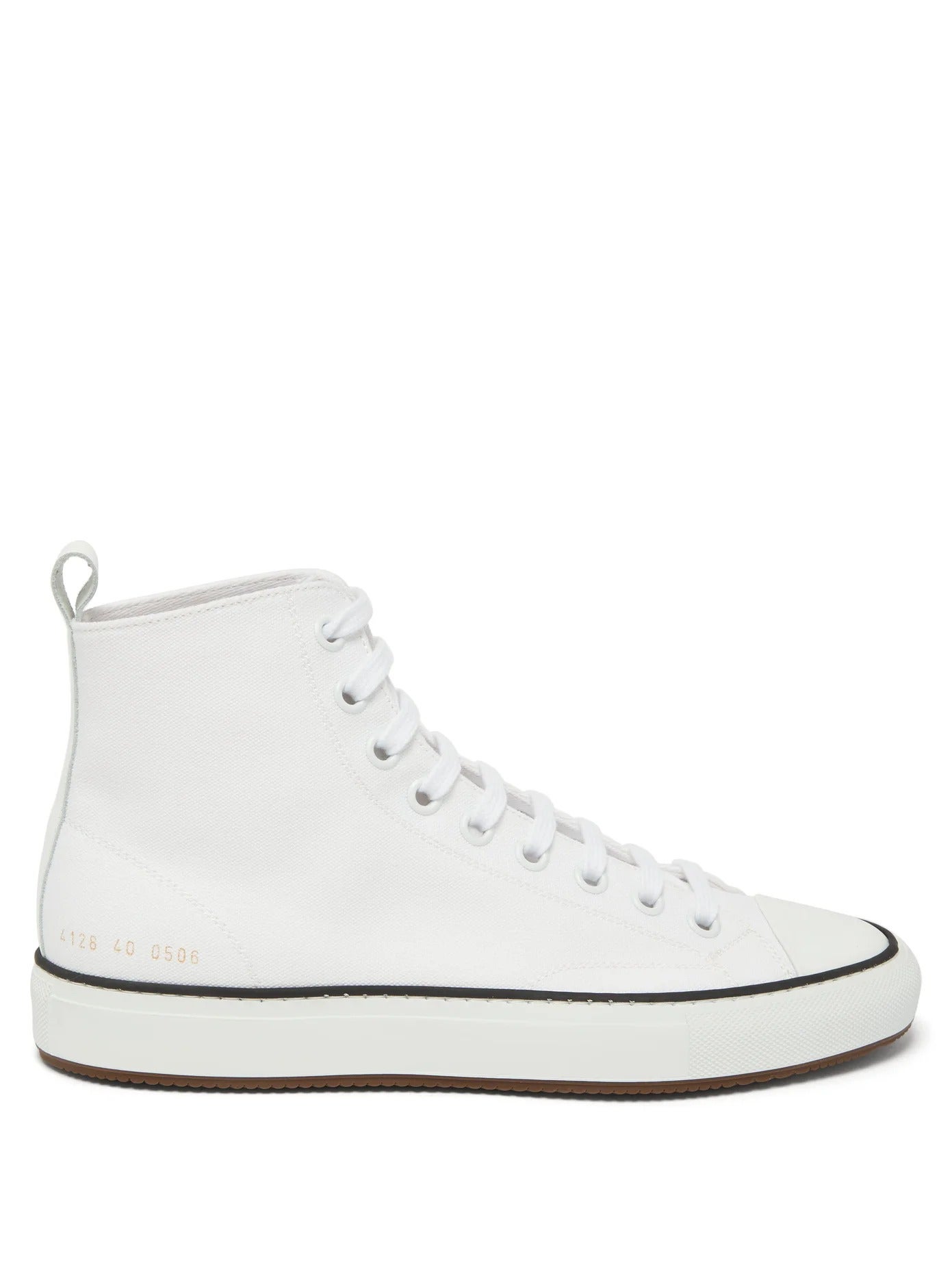Common Projects + Tournament High-top Canvas Trainers