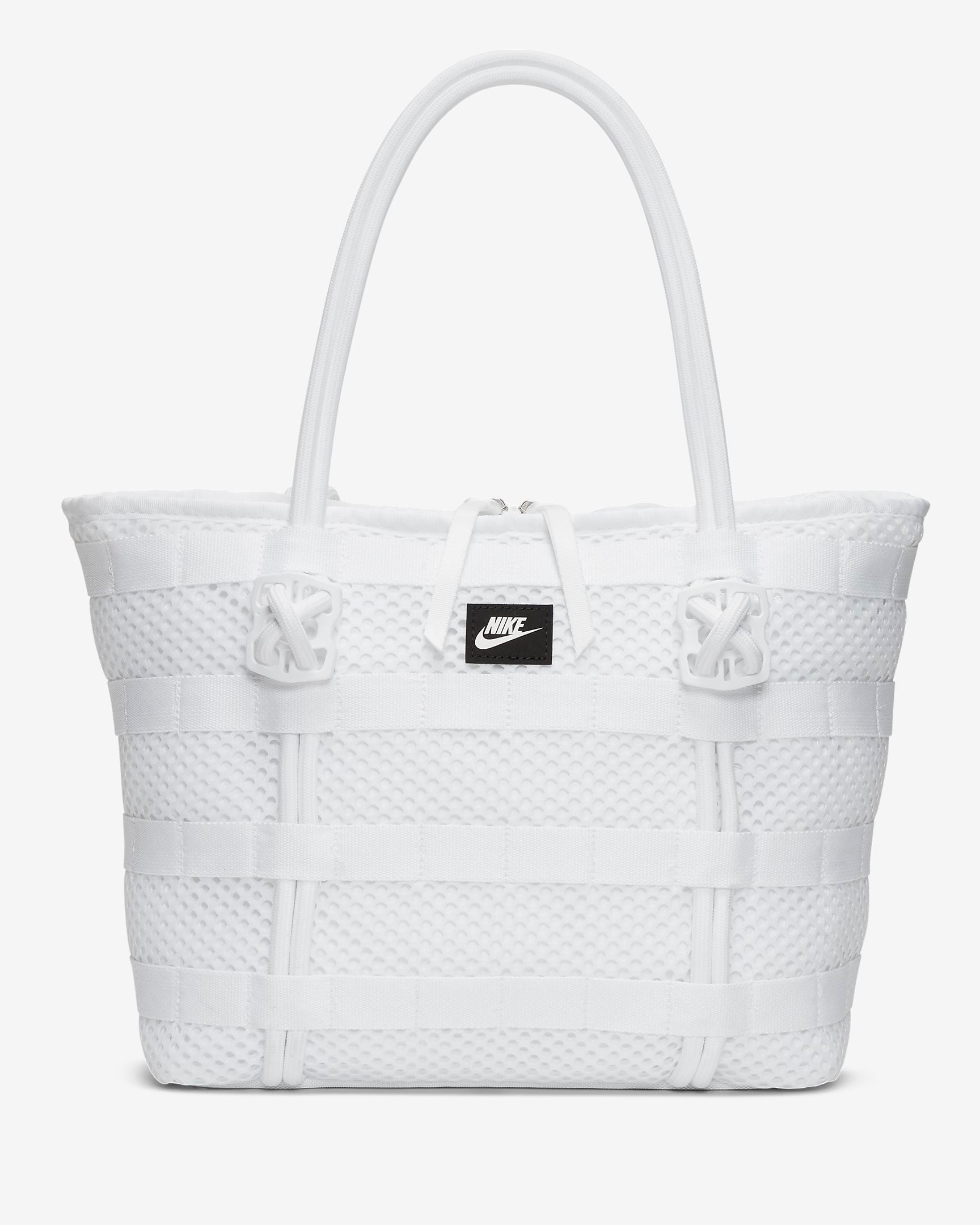 Nike, Bags, Nike Air Tote Bag Zipper Womens Black White Purse Dm90700