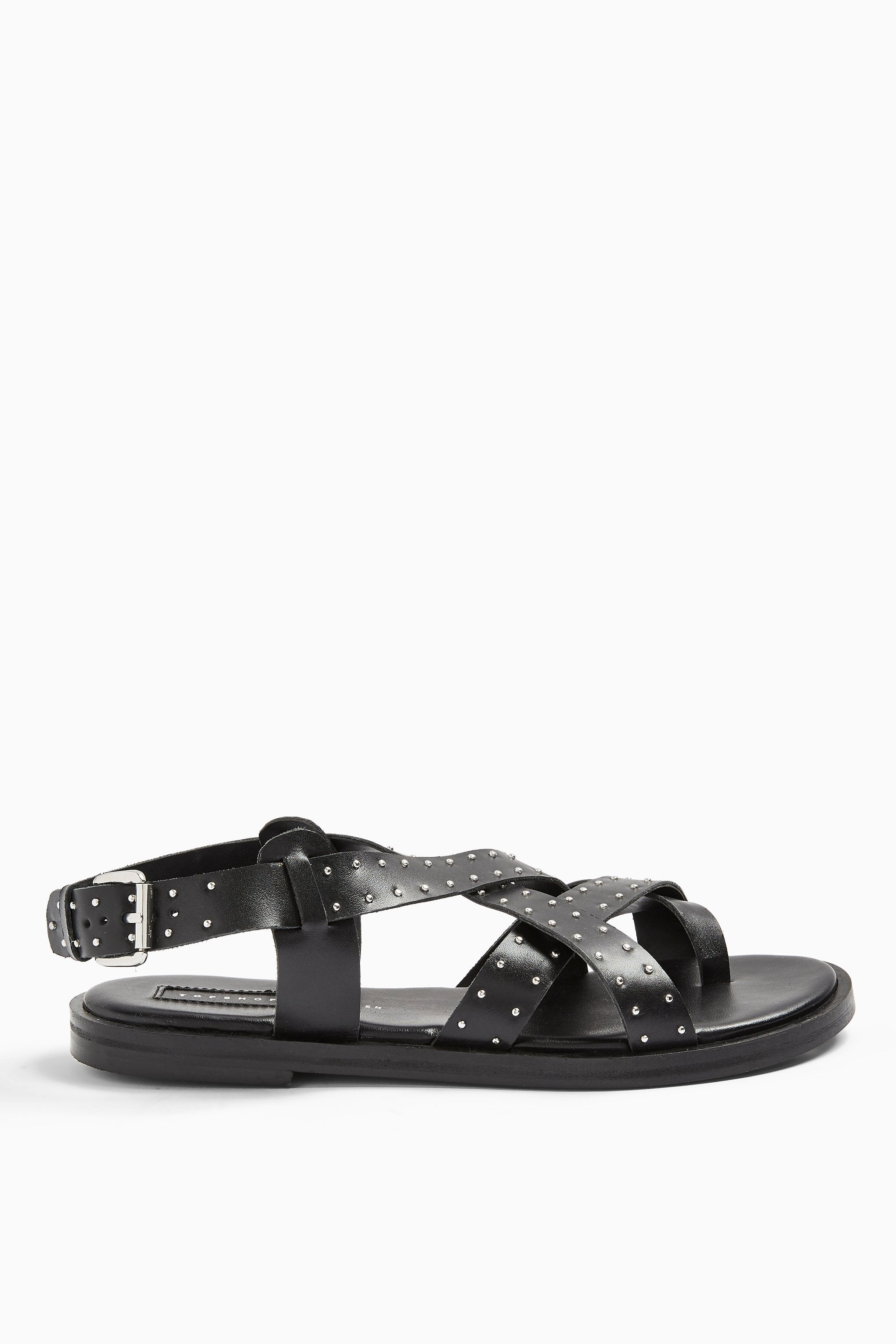 Topshop discount black sandals