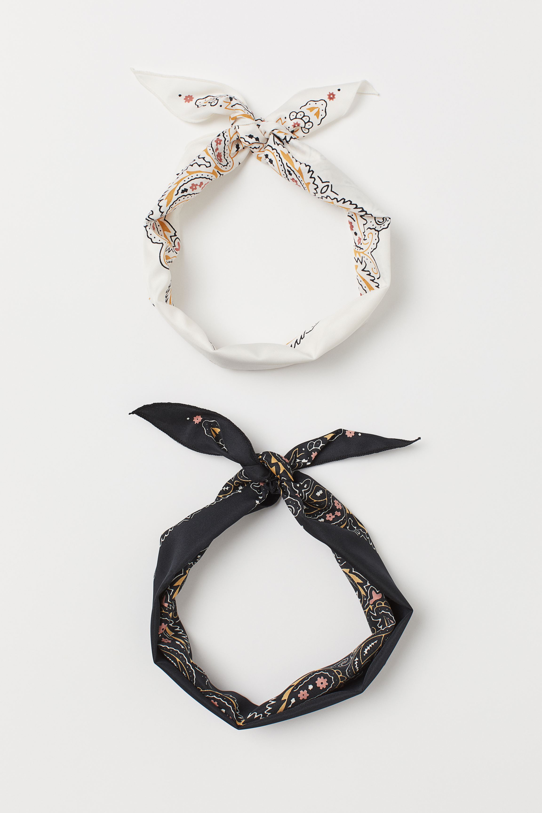 H&M + 2-Pack Scarves/Hairbands