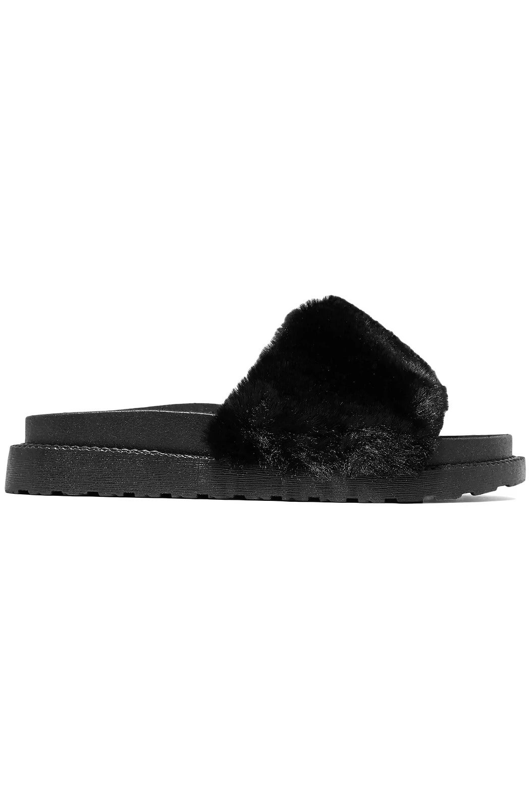 Sam Edelman + Faux Fur Slides