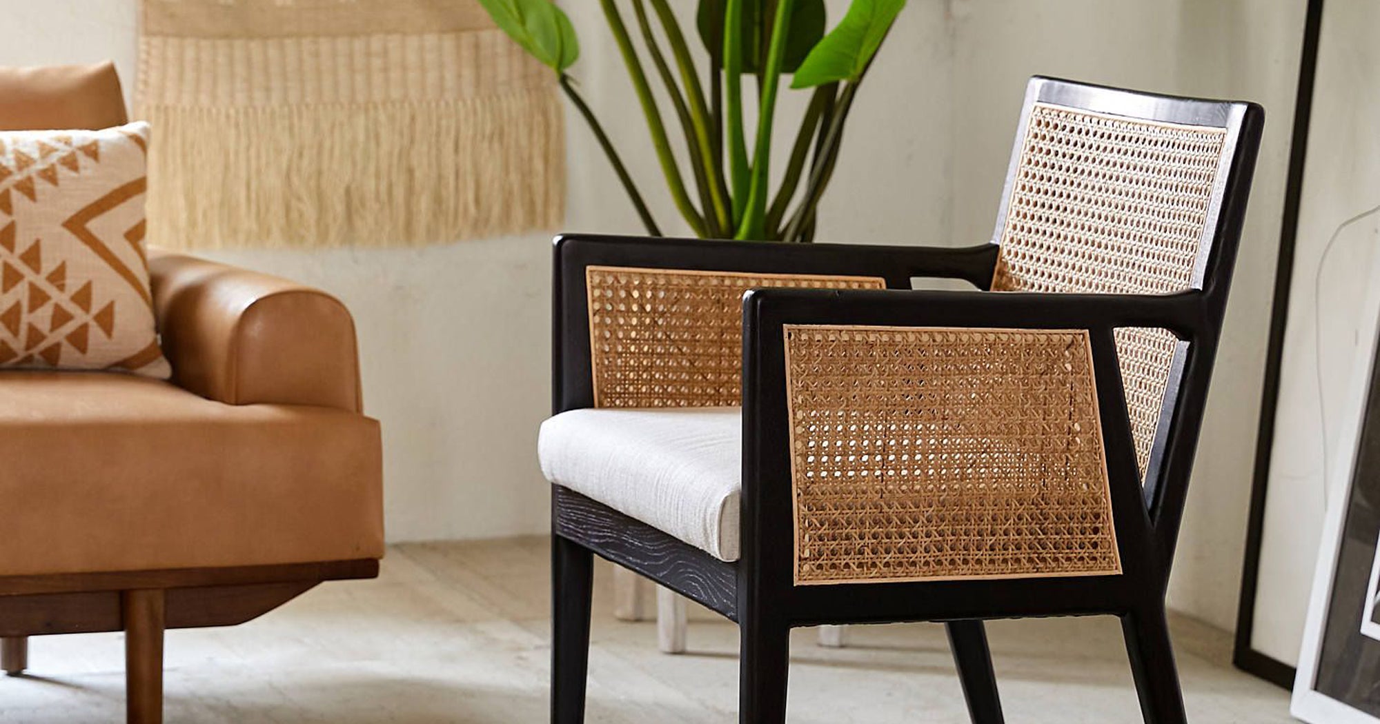woven living room chairs