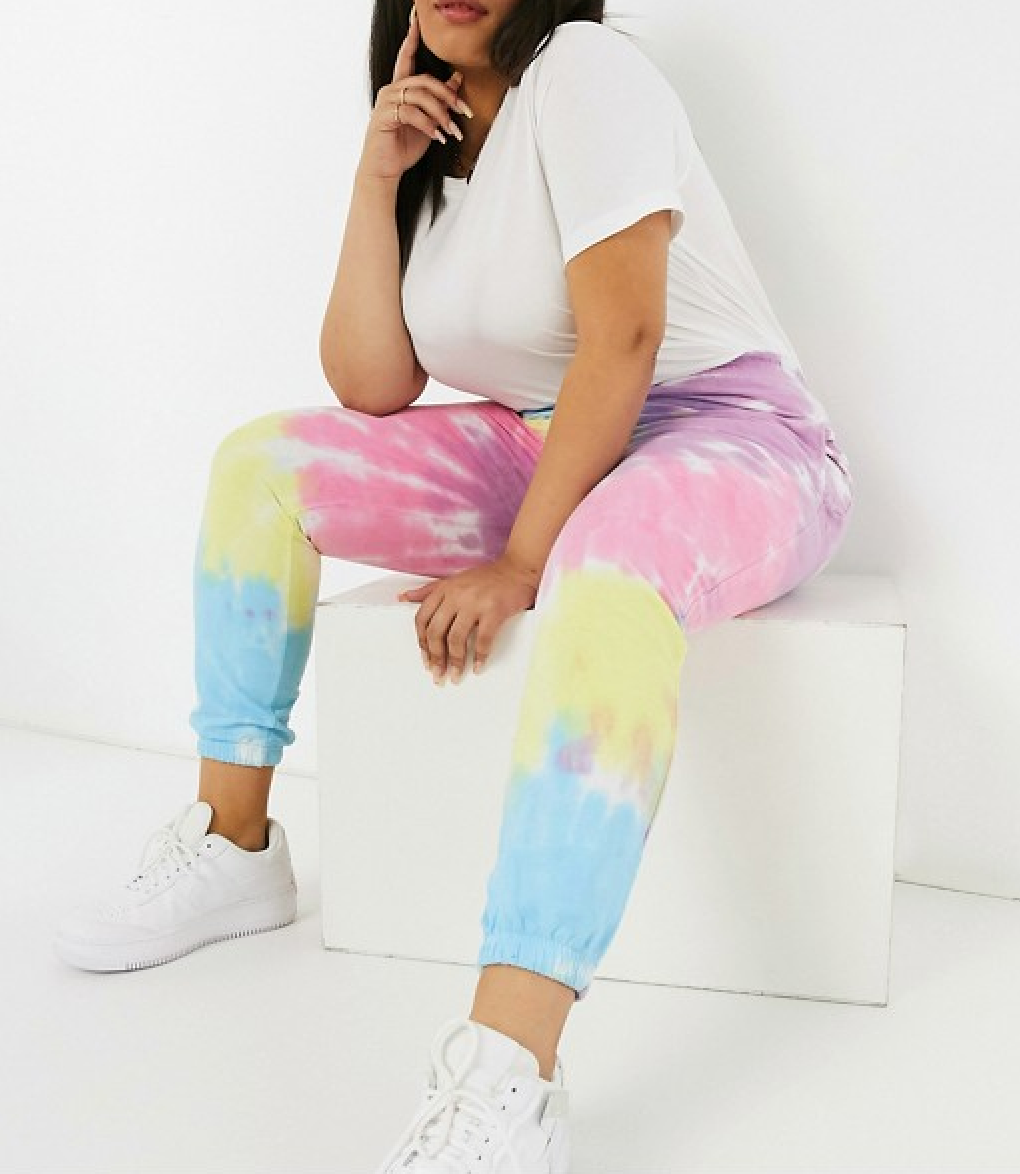 pastel tie dye sweatpants