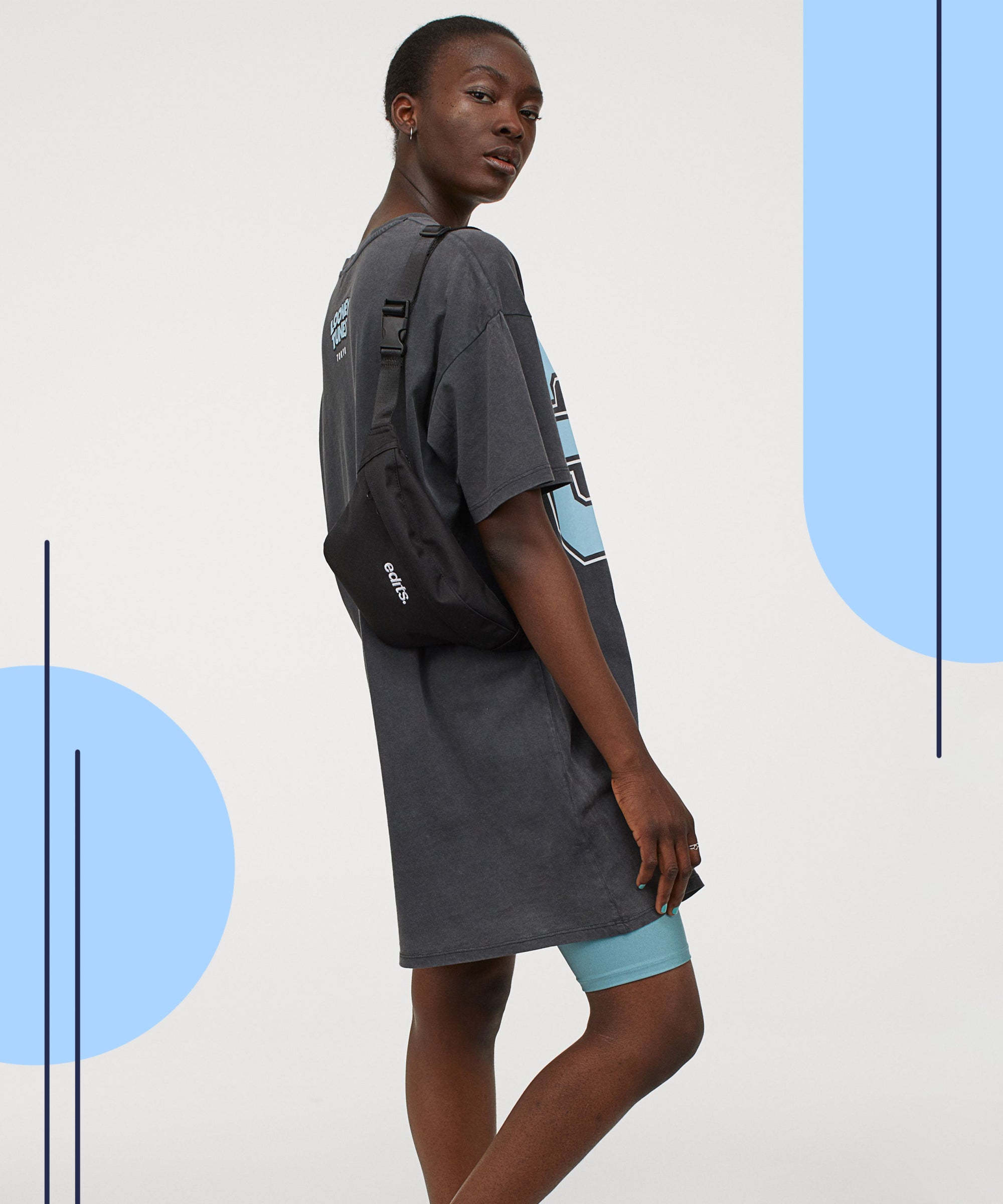 Oversized T-Shirt Dress Trend For Fall Style 2020