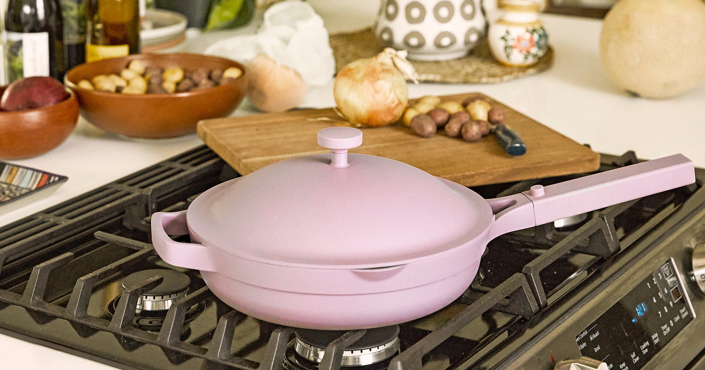 Our Place New Always Pan Lavender Colored Cookware 2020